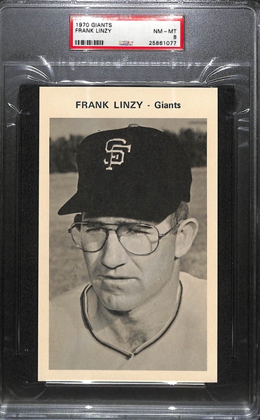 Complete Set of (12) PSA Graded 1970 San Francisco Giants Team Set w/ Willie Mays PSA 8