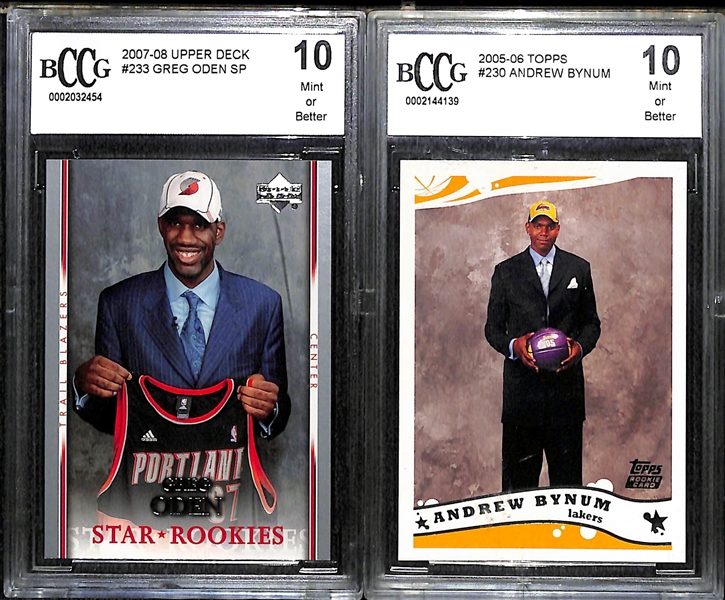 Lot of (14) Graded Basketball Rookie w. Kobe Bryant, O'Neal, Kidd, McGrady, Duncan