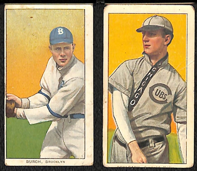  Lot of (8) T206/T205/T201 Early 1900s Tobacco Cards w. Ed Reulbach