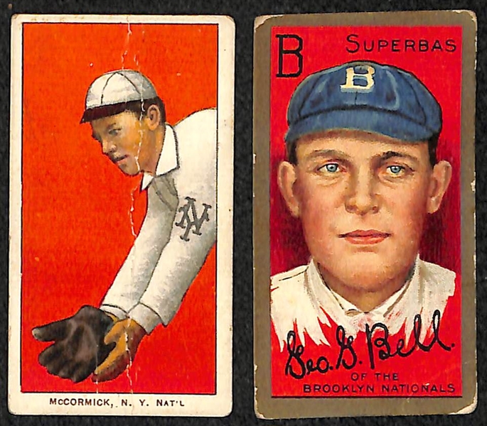  Lot of (8) T206/T205/T201 Early 1900s Tobacco Cards w. Ed Reulbach