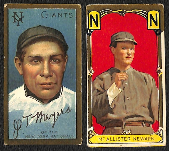  Lot of (8) T206/T205/T201 Early 1900s Tobacco Cards w. Ed Reulbach