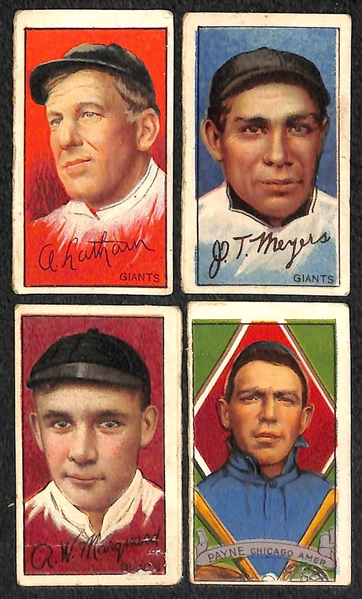  Lot of (8) T206/T205/T201 Early 1900s Tobacco Cards w. Ed Reulbach