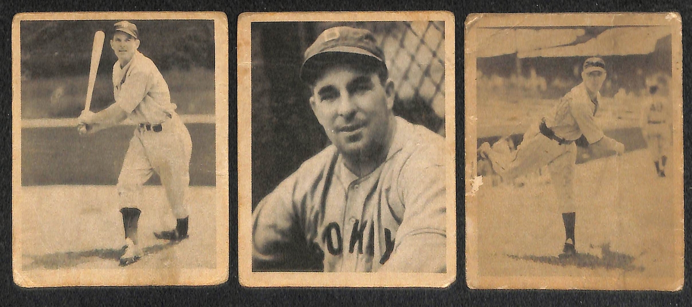 Lot of (18) Baseball Cards from 1933-1939 w. 1933 Sport Kings Carl Hubbell