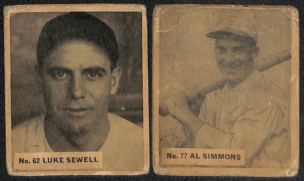 Lot of (8) HOF 1936 Canadian Goudey (V355) Cards w. Connie Mack
