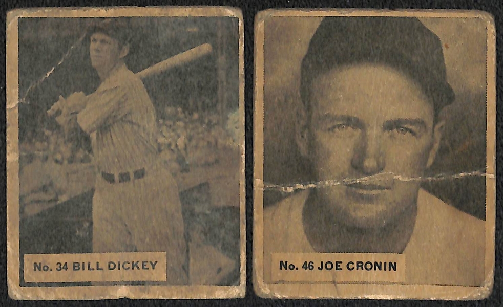 Lot of (41) 1936 Canadian Goudey (V355) Cards w. Dizzy Dean