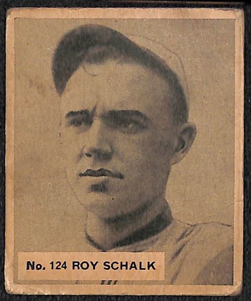 Lot of (10) 1936 Canadian Goudey (V355) Minor League Cards w. Ray Schalk