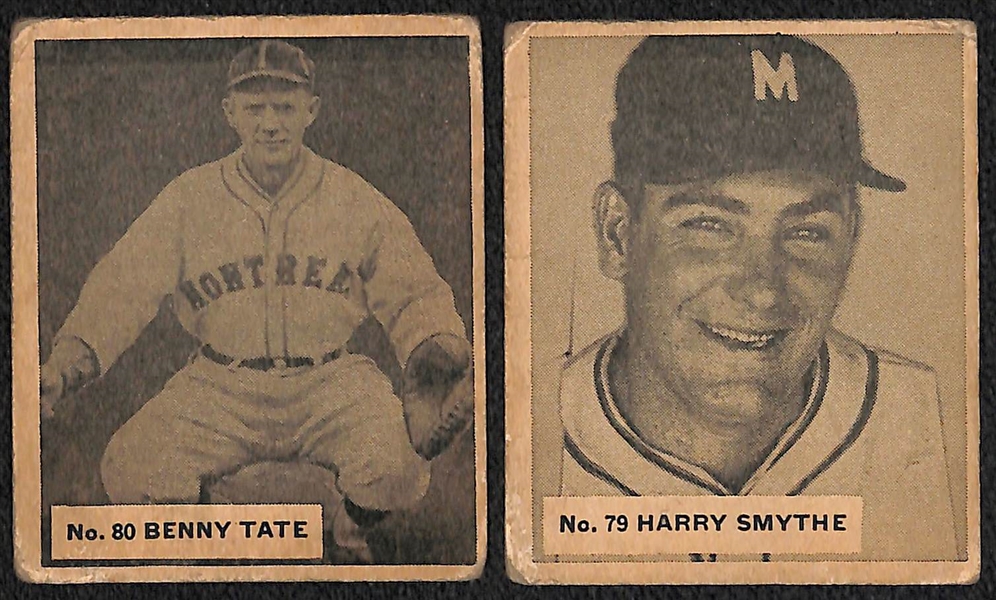 Lot of (10) 1936 Canadian Goudey (V355) Minor League Cards w. Ray Schalk