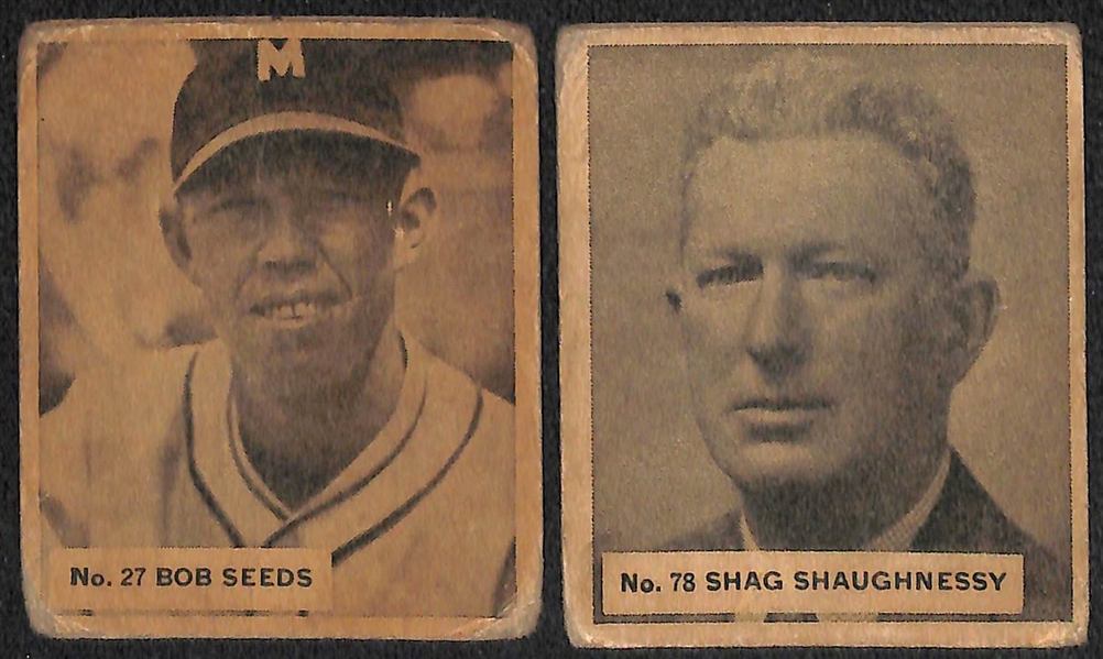 Lot of (10) 1936 Canadian Goudey (V355) Minor League Cards w. Ray Schalk