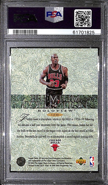 1995 SP Holoviews Michael Jordan Graded PSA 10