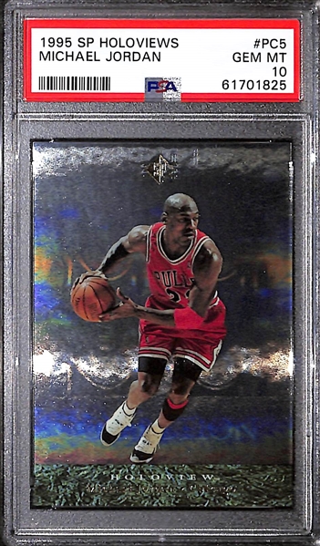1995 SP Holoviews Michael Jordan Graded PSA 10