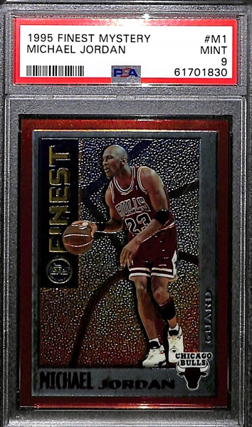 Lot of (3) PSA Graded 9 Michael Jordan Basketball Cards w. 1993 Fleer Living Legends
