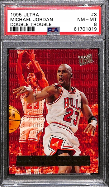 Lot of (6) PSA Graded Michael Jordan Cards w. 1994 Collectors Choice Silver Signature PSA 9