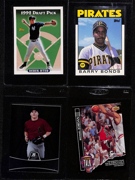 Lot of (100+)  1990s Superstars and Rookies w. Mike Trout, Derek Jeter, and Barry Bonds, Ken Griffey Jr., Michael Jordan