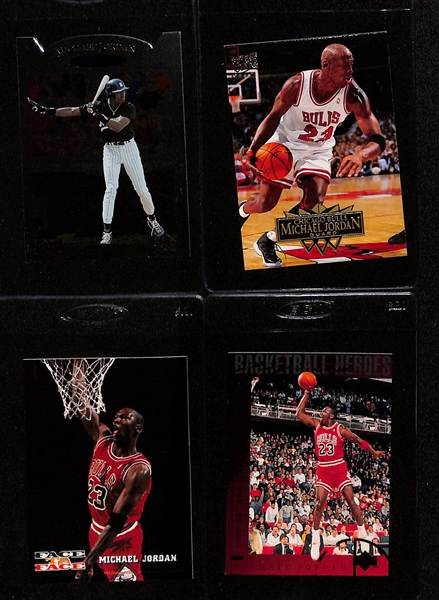 Lot of (100+)  1990s Superstars and Rookies w. Mike Trout, Derek Jeter, and Barry Bonds, Ken Griffey Jr., Michael Jordan
