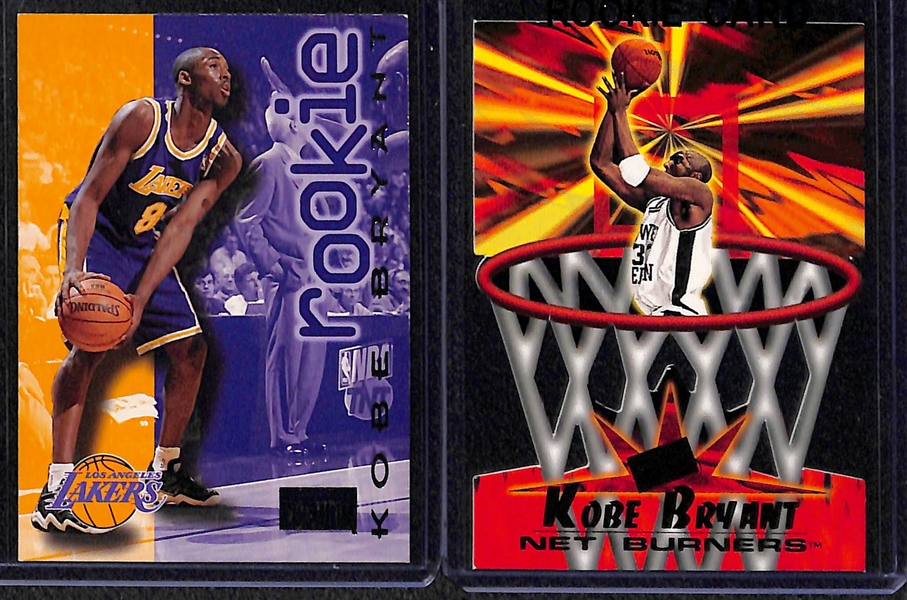 Lot of (6) Mostly Rookies Kobe Bryant Basketball Cards