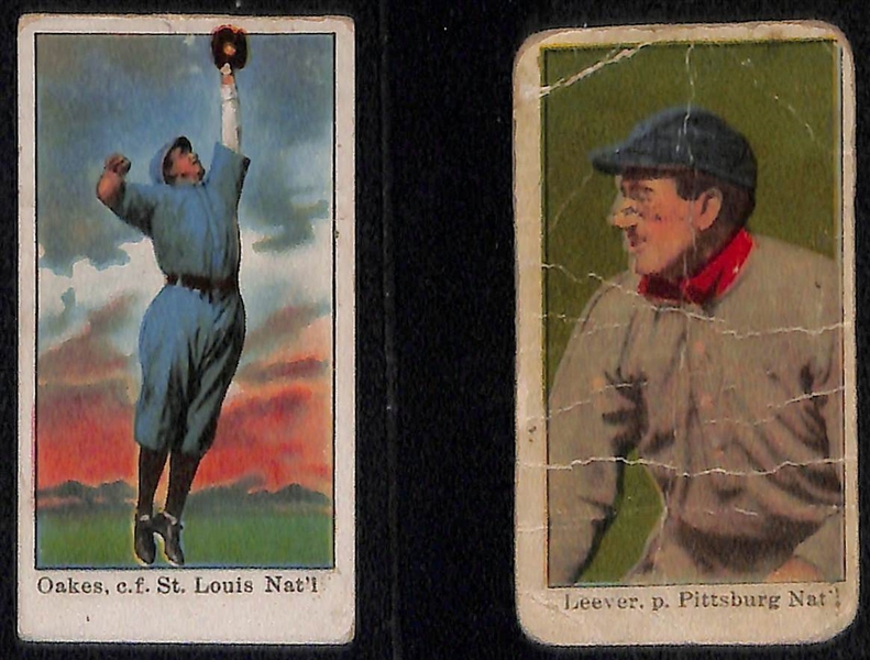 Lot of (6) T206/T205/American Caramel Cards w. T206 Harry Jasper (Sovereign Back)