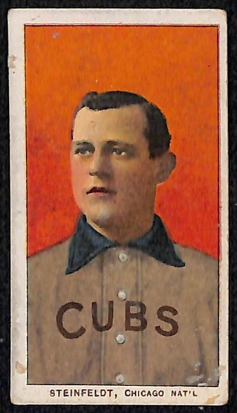  Lot of (7) T206 Cards w. Harry Steinfeldt (Portrait)
