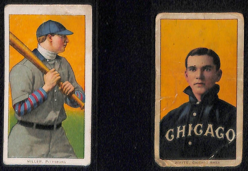  Lot of (7) T206 Cards w. Harry Steinfeldt (Portrait)