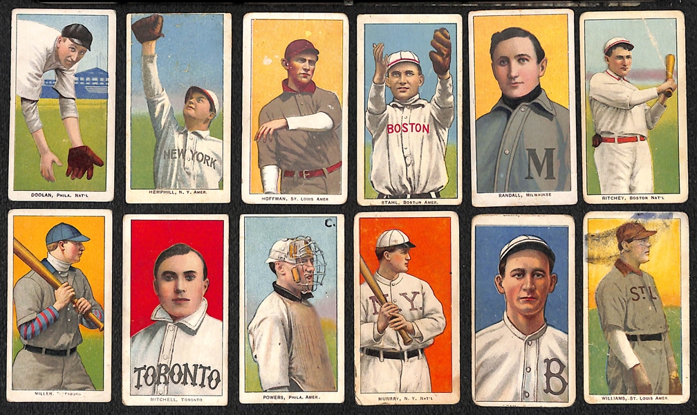  Lot of (12) T206 Cards w. Mickey Doolan (Fielding)