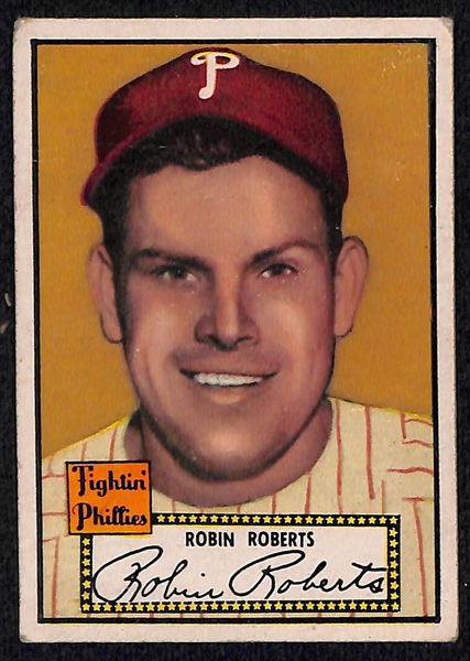 Lot of (22) Bowman/Topps/Fleer/Diamond Stars Baseball Star Cards from 1935-1959 w. 1952 Topps Robin Roberts 
