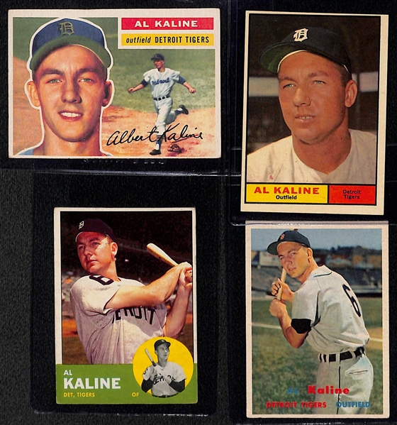  Lot of (11) Topps Kaline, Killebrew, & F. Robinson Cards from 1956-1963 w. 1963 Topps Frank Robinson GAI 7