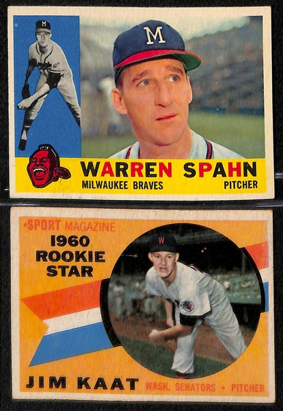 Lot of (12) 1960 Topps Baseball Cards w. Willie McCovey Rookie Card