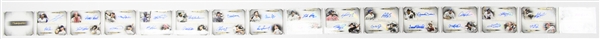 2021 Topps Luminaries 1/1 Booklet Card w. 30 Autographs Inc. Trout, Jeter, Griffey Jr., Ichiro , Pujols, Tatis, Yaz, Bench, Henderson, + Legends & HOFers - The Top Card in the Product!