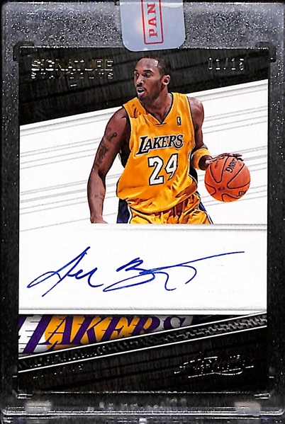2017-18 Panini Absolute Memorabilia Kobe Bryant Signature Standouts Autograph Card #ed 1/15