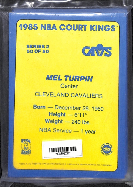 1984-85 Star 5 x 7 NBA Court Kings Sealed Bag of 50 Cards w/ Michael Jordan