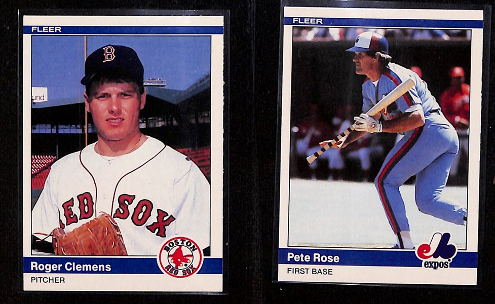 Lot of (12) Mostly Baseball 1980s and 1990 Sets Featuring 1984 Fleer Update Baseball Set