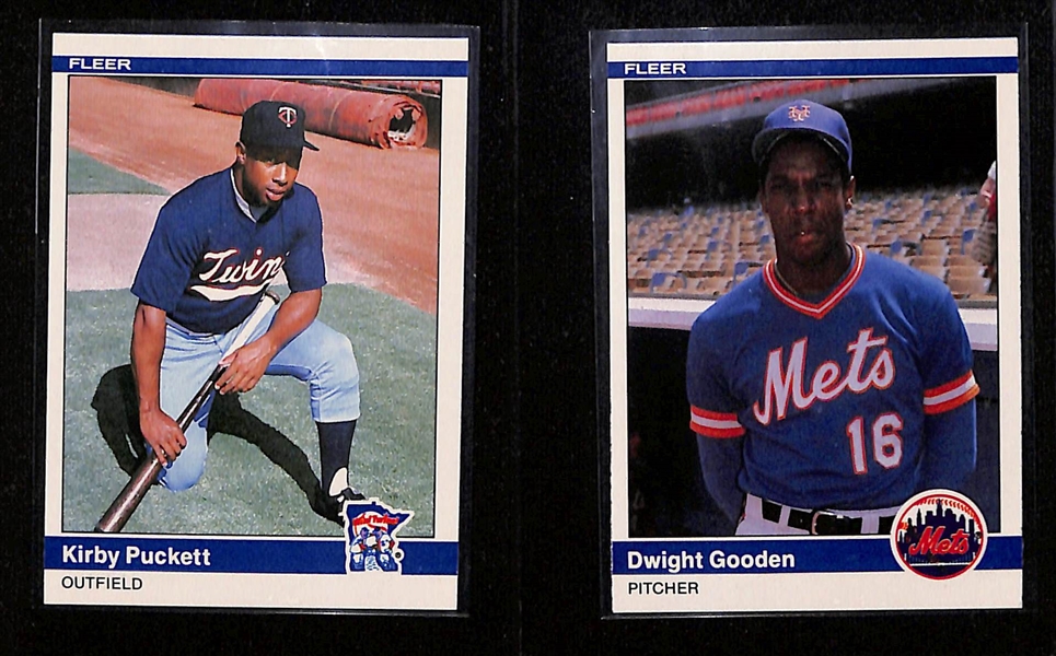 Lot of (12) Mostly Baseball 1980s and 1990 Sets Featuring 1984 Fleer Update Baseball Set