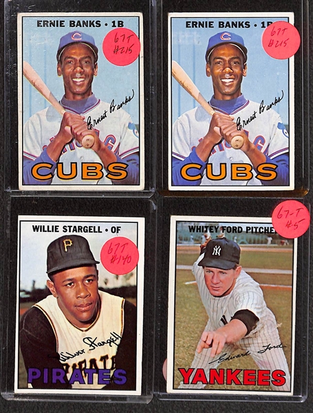 Lot of (200+) 1966 and 1967 Topps Baseball 1966 & 1967 Bob Gibson