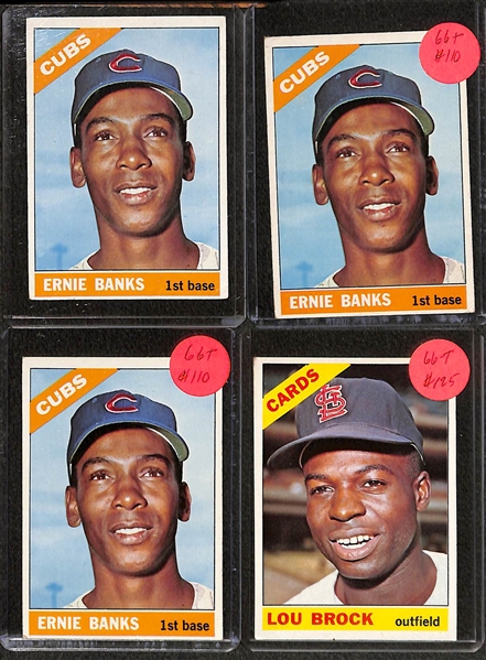 Lot of (200+) 1966 and 1967 Topps Baseball 1966 & 1967 Bob Gibson