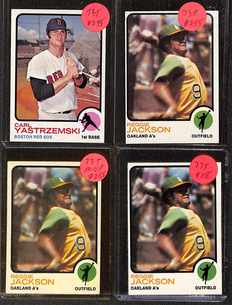Lot of (300+) 1971-74 Topps Baseball w. 1971 Pete Rose