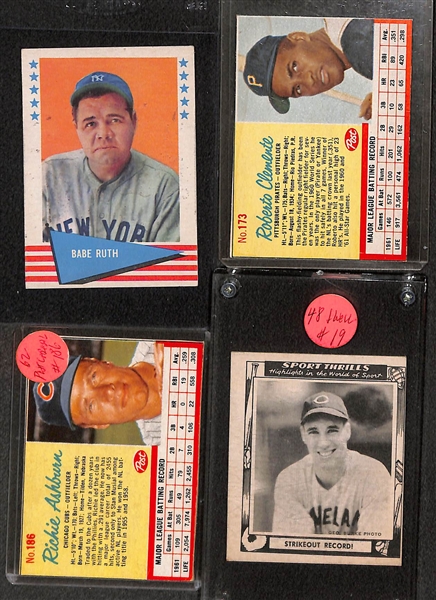 Baseball Card Variety Lot w. 1961 Fleer Babe Ruth