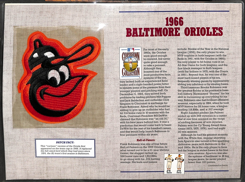 Cooperstown Collection 125 Years of Baseball Patches - 40 Patches w. Collectors Album
