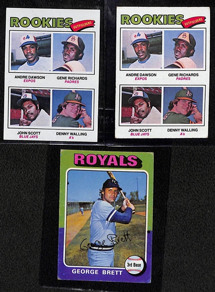 Lot of (17) Star & Rookie Cards from 1971-1990 w. (2) 1973 Topps Nolan Ryan Cards
