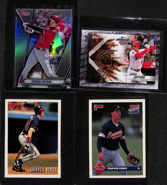 Lot of (14) 1993-2021 Baseball Star Cards w. (5) Mike Trout Cards