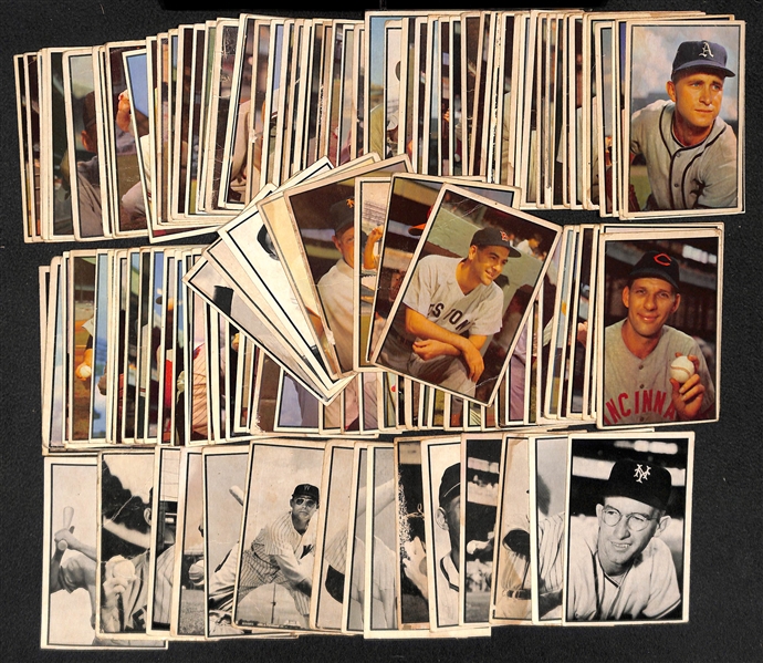  Lot of (100+) 1953 Bowman Baseball Cards w. Nellie Fox