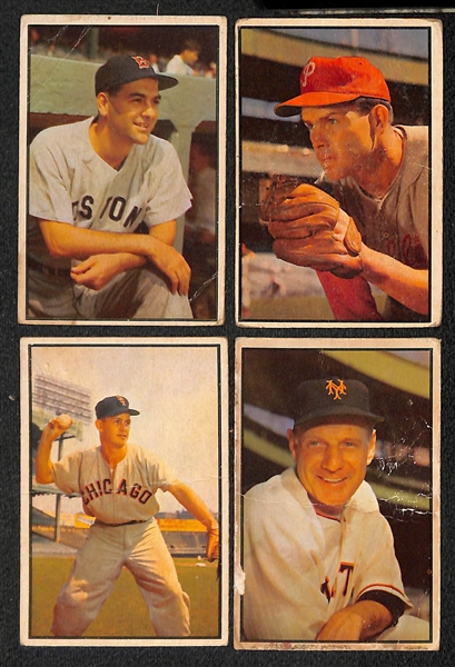  Lot of (100+) 1953 Bowman Baseball Cards w. Nellie Fox