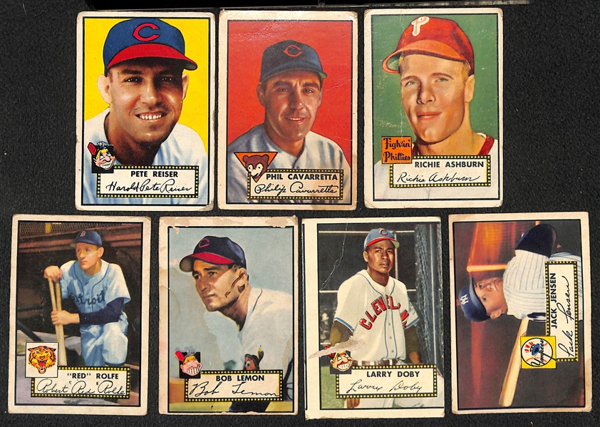 Lot of (150+) 1952 Topps Baseball Cards w. Pete Reiser