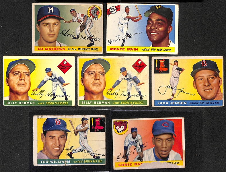 Lot of (200+) 1955 & (200+) 1956 Topps Baseball Cards w. 1956 Luis Aparicio Rookie Card