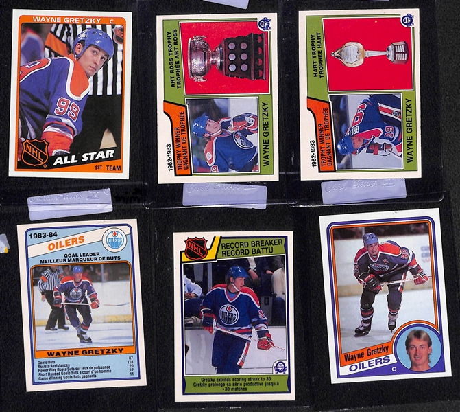 Lot of (21) 1980s and 90s Wayne Gretzky Hockey Cards