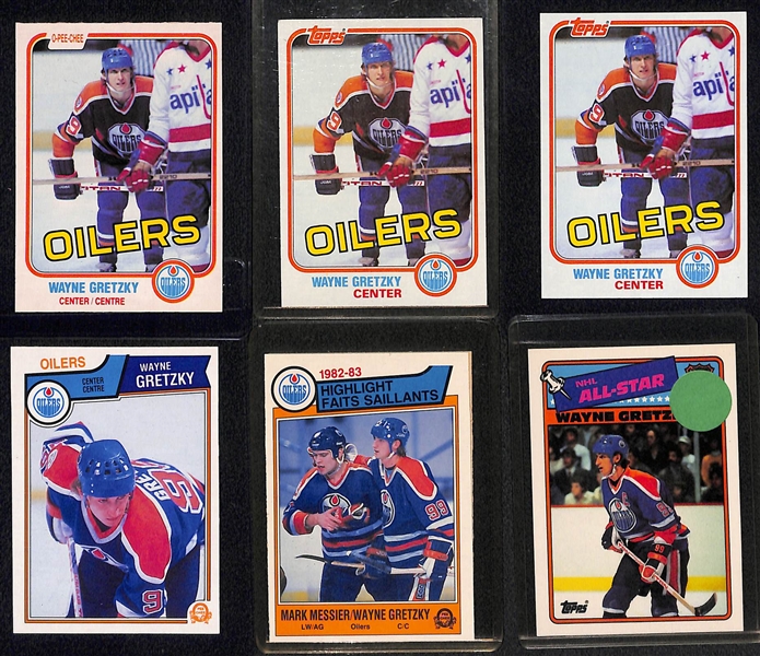 Lot of (21) 1980s and 90s Wayne Gretzky Hockey Cards