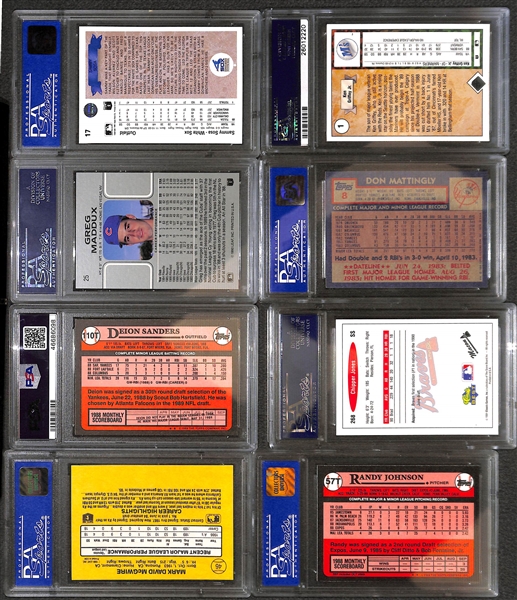 Lot of (25+) Mostly 1980s and 90s Baseball Graded Rookies w. (7) Ken Griffey Jr. PSA Rookies