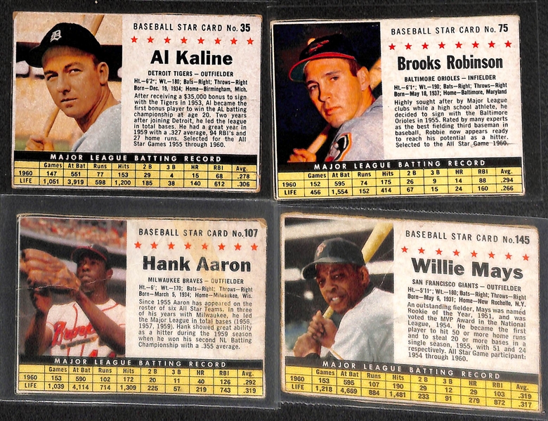 Lot of (200+) 1961 Post Cereal Cards w. Roger Maris x2