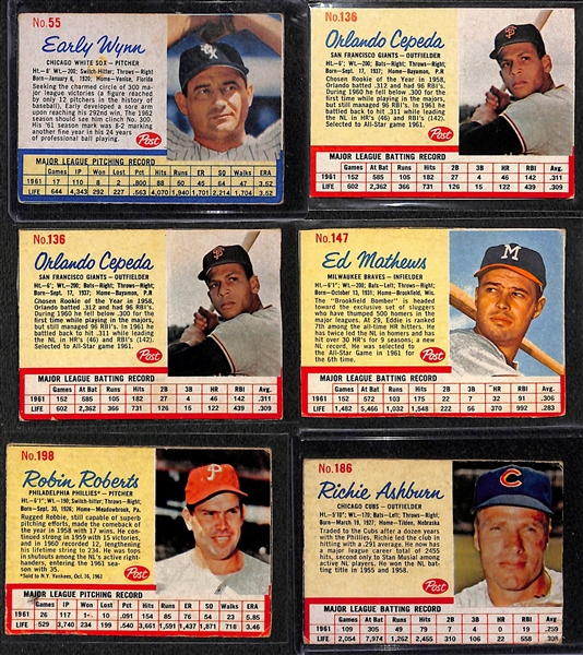  Lot of (250+) 1962 Post Cereal Cards w. Yogi Berra x2
