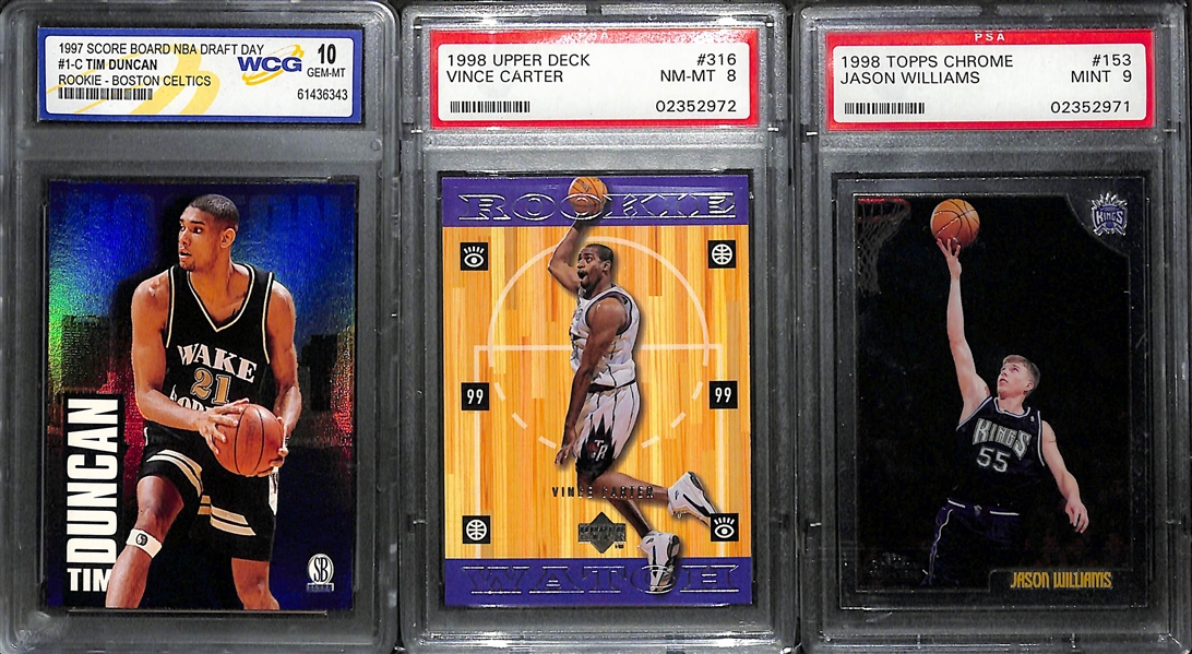 Lot of (13) Basketball Cards including (4) Michael Jordan and (2) LeBron James Rookies