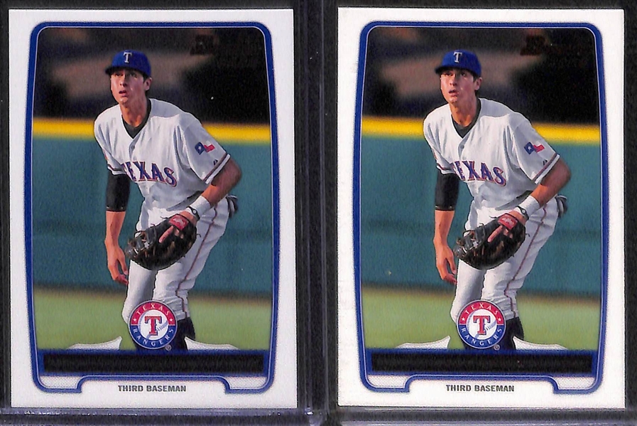 Lot of (8) Baseball Rookie, Insert and Autograph Lot Featuring Cal Ripken Jr., Derek Jeter, and Joey Gallo