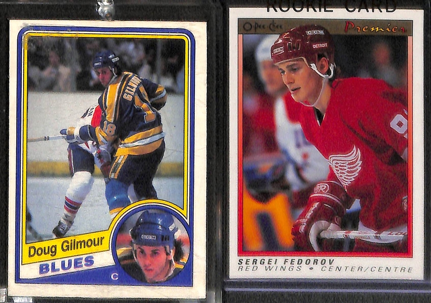 Lot of (8) O-Pee-Chee Hockey Cards Featuring Bobby Clarke Rookie Card